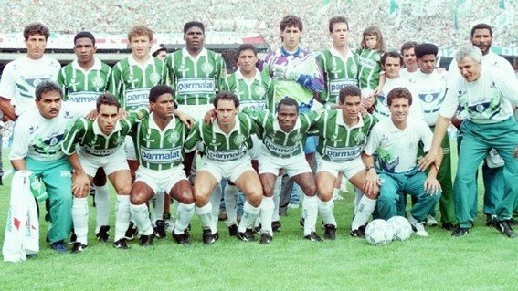 foto time do palmeiras anos 1990