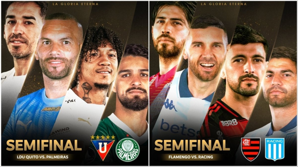 Diferenças de gestão dos 4 clubes nas semifinais da Copa Libertadores 2025