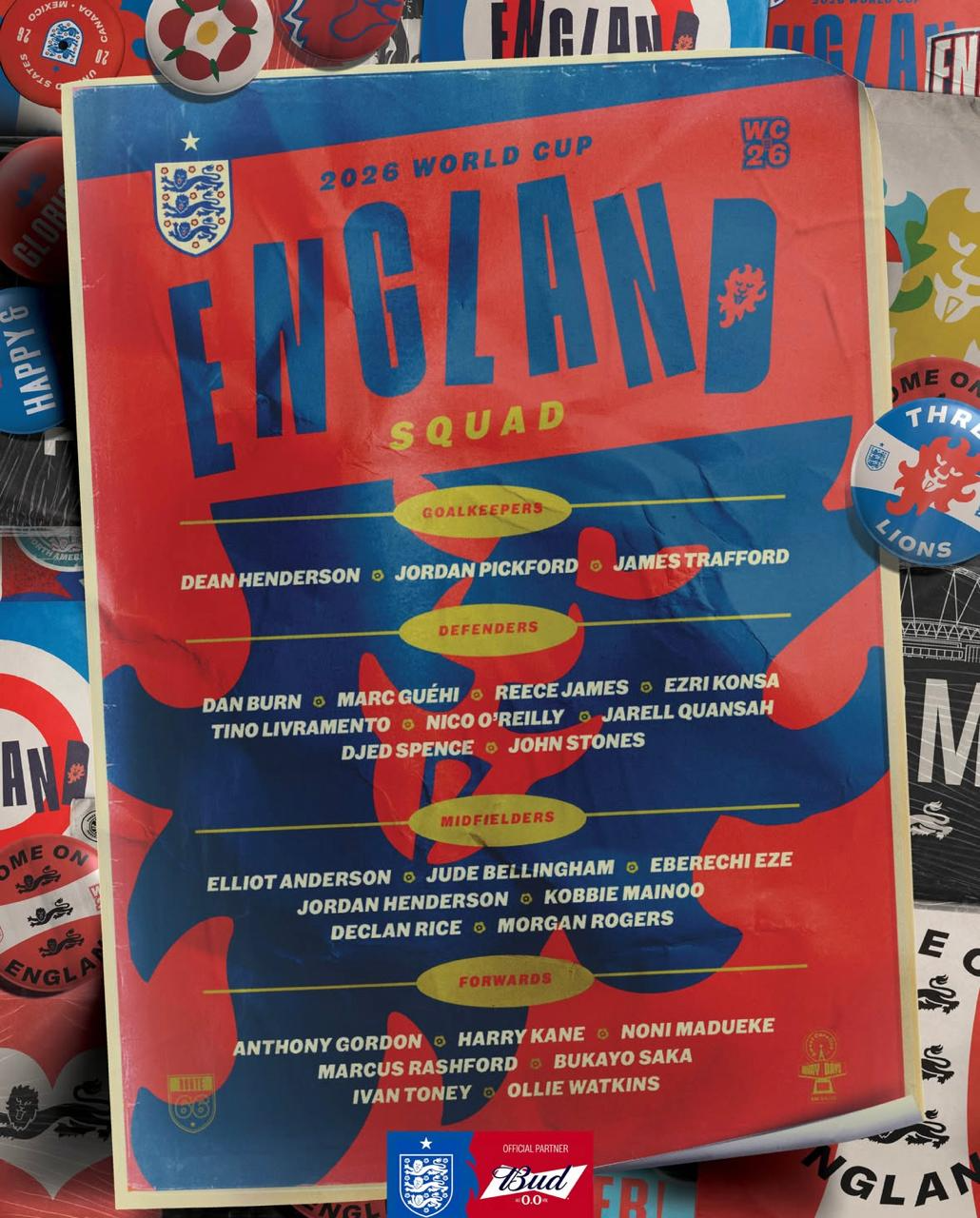 Por que Palmer, Foden e Arnold ficaram de fora da convocação da Inglaterra para a Copa do Mundo?