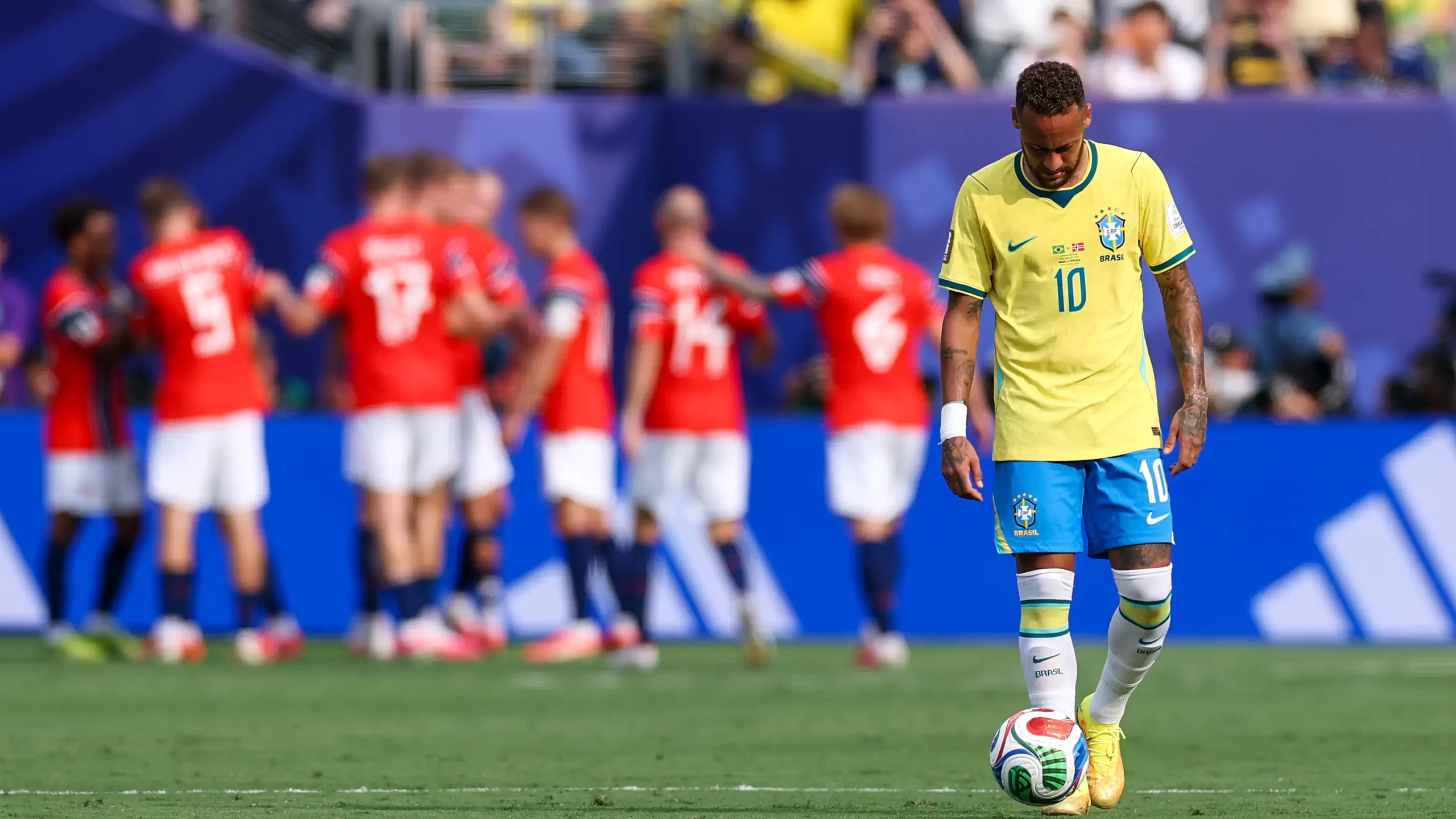 Análise da eliminação do Brasil para a Noruega nas oitavas da Copa do Mundo